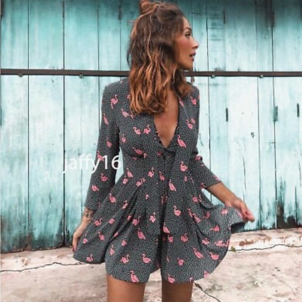 Flamingo romper